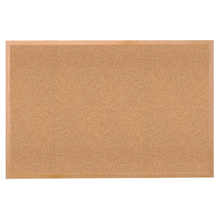 Ghent Wood Frame Cork Bulletin Board, 18in x 24in 1418-1